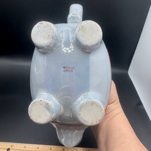 Vintage Luster Ware Elephant Teapot/w Rider on Lid Egyptian Design, Japan - Picture 14 of 15